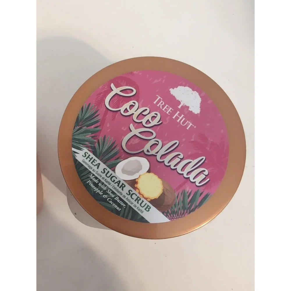 Tree‎ Hut CoCo Colada And Moroccan Rose Shea Sugar Scrub 18 oz Each NEW